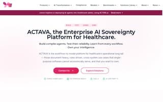 Screenshot of actava.ai