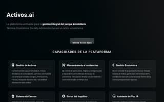 Screenshot of activos.ai