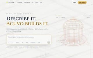 Screenshot of acuvo.ai