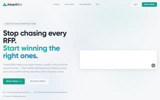 Screenshot of adapt2bid.ai