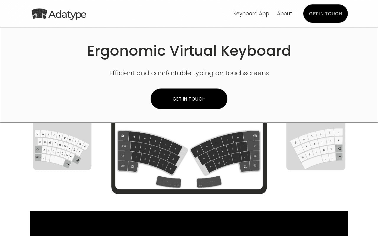 Screenshot of adatype.ai