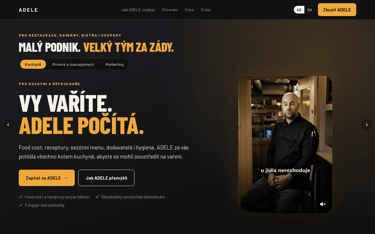 Screenshot of adele21.ai