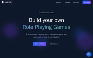 Screenshot of adeptly.ai