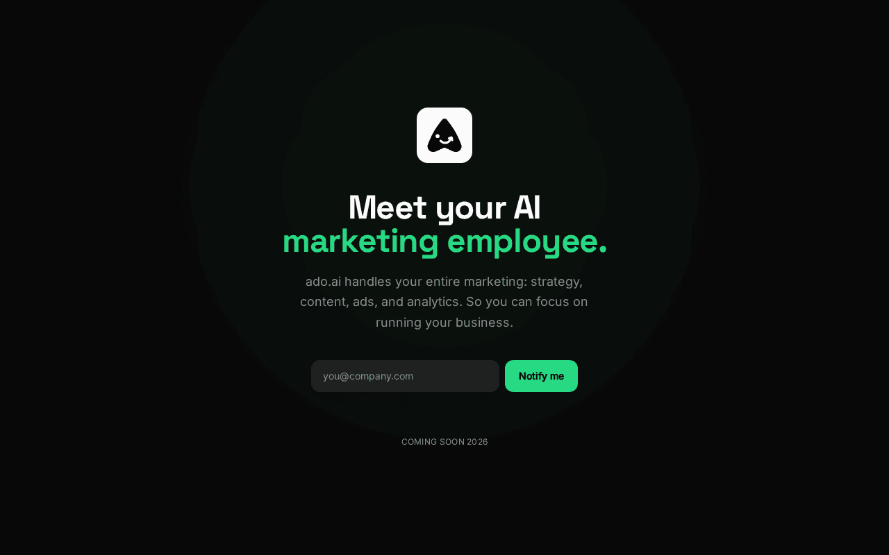 Screenshot of ado.ai