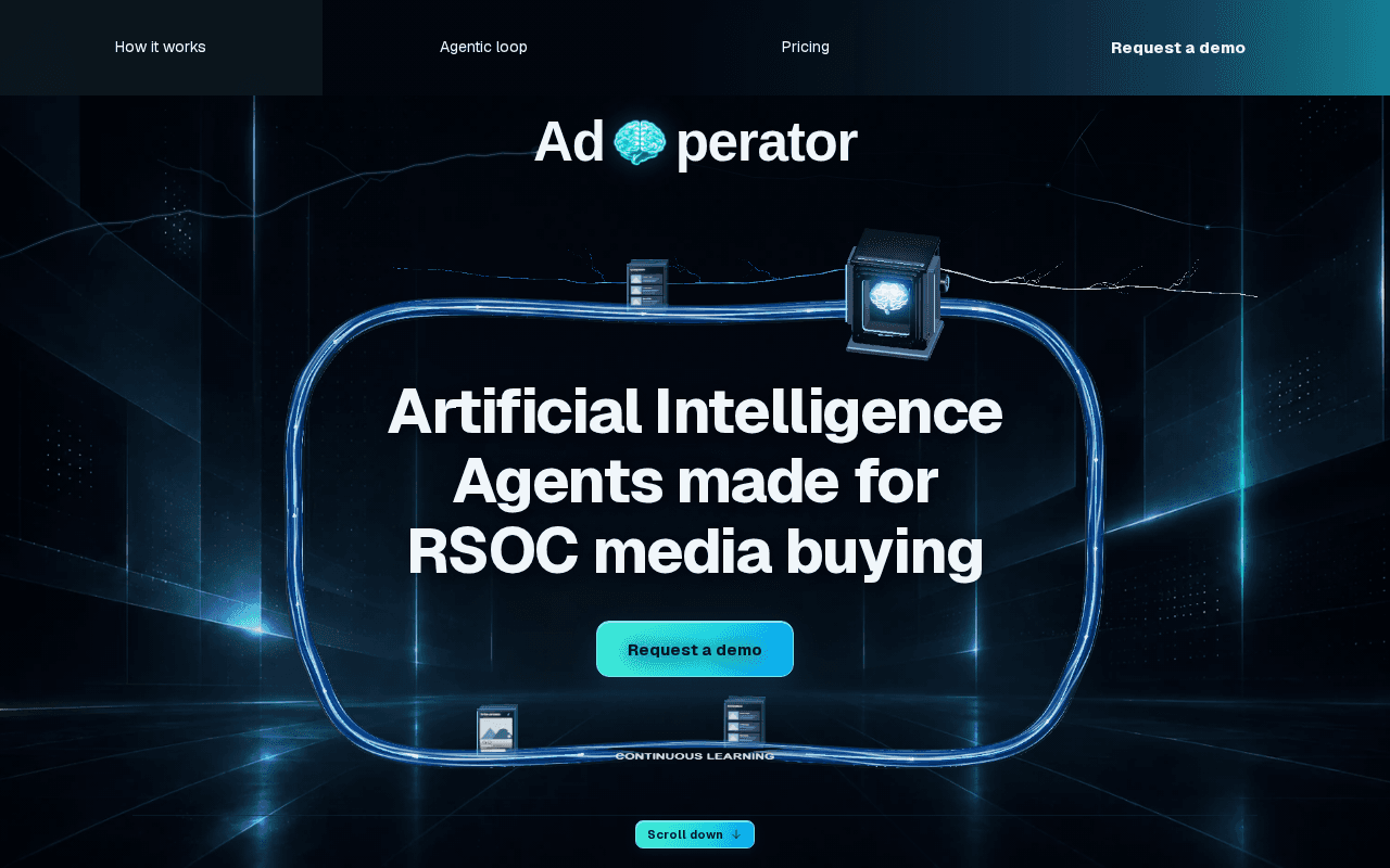 Screenshot of adoperator.ai
