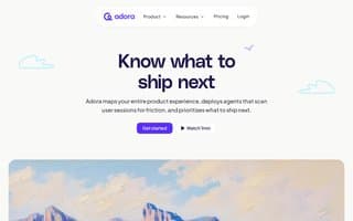 Screenshot of adora.ai