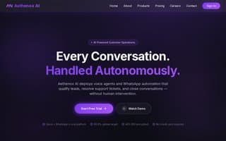 Screenshot of aethenox.ai