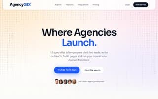 Screenshot of agencyosx.ai