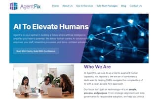 Screenshot of agentfix.ai