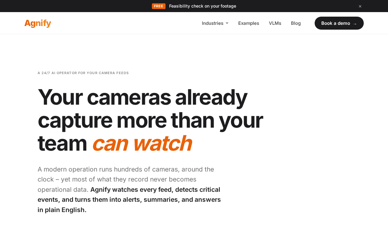 Screenshot of agnify.ai