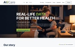 Screenshot of ai2care.ai