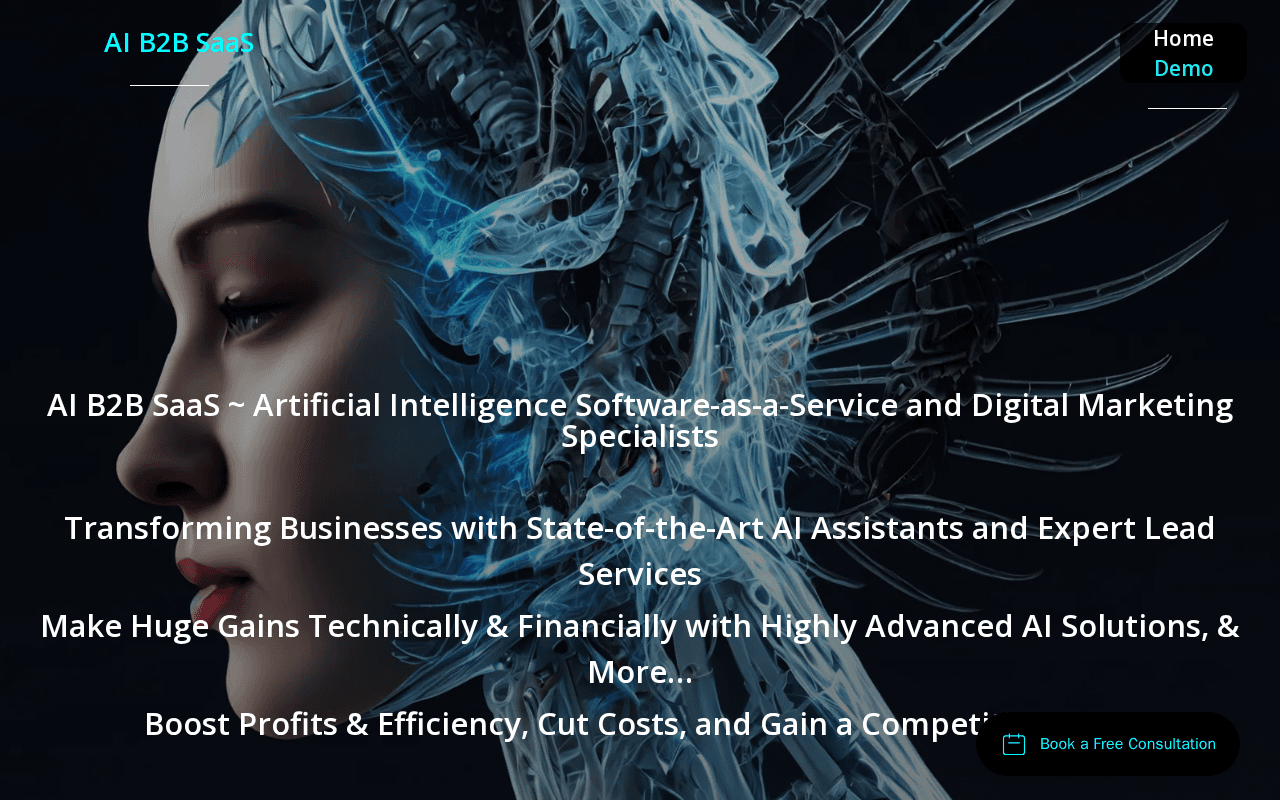 Screenshot of aib2bsaas.ai