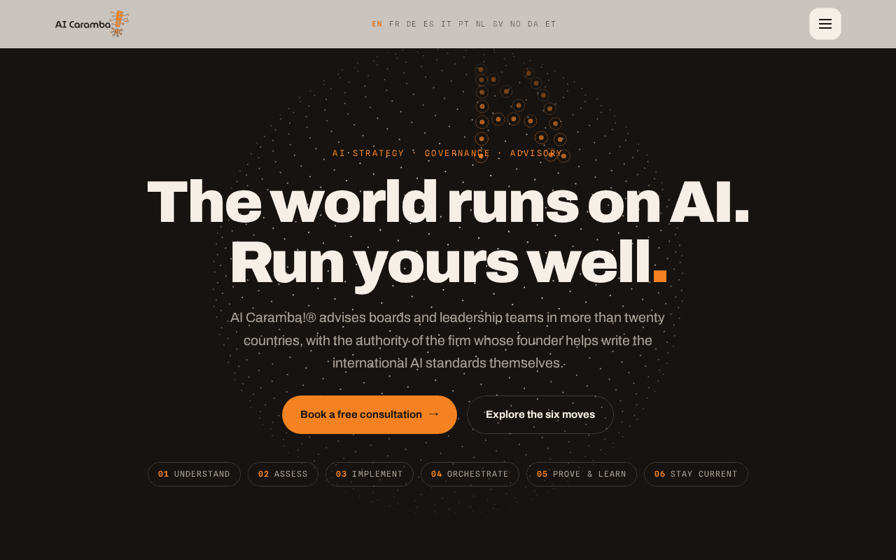 Screenshot of aicaramba.ai