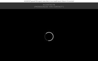 Screenshot of aicontact.ai
