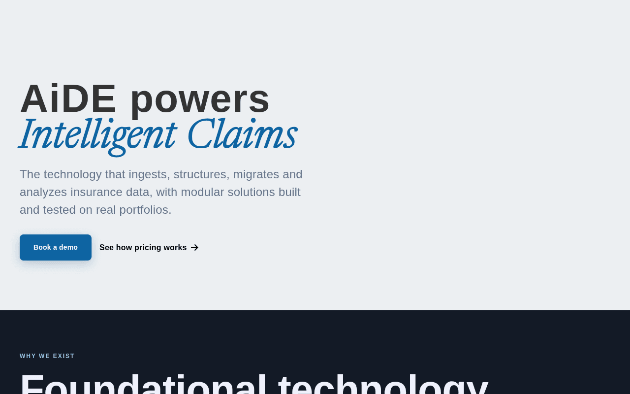 Screenshot of aidetech.ai