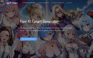 Screenshot of aifanart.ai