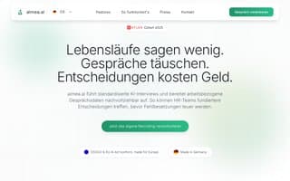 Screenshot of aimea.ai