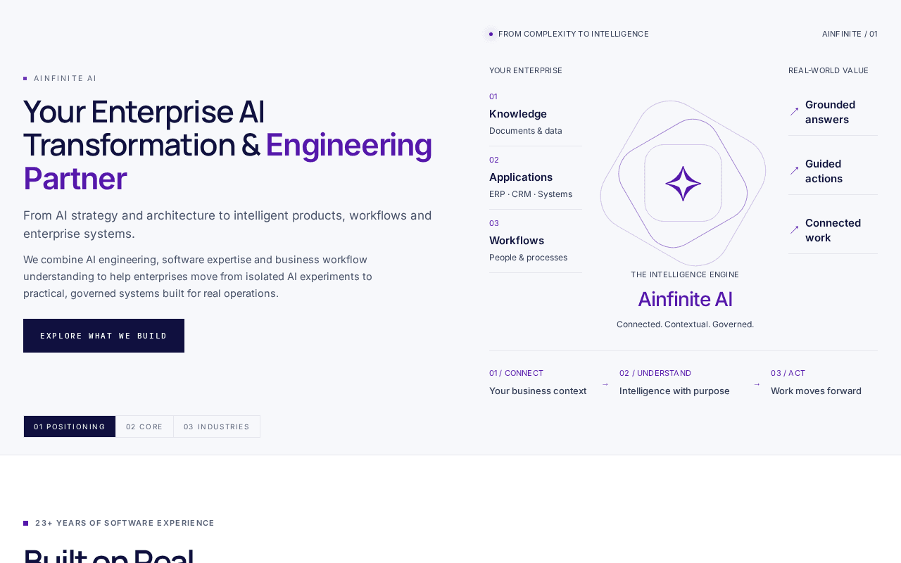 Screenshot of ainfinite.ai