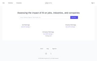 Screenshot of ainxiety.ai