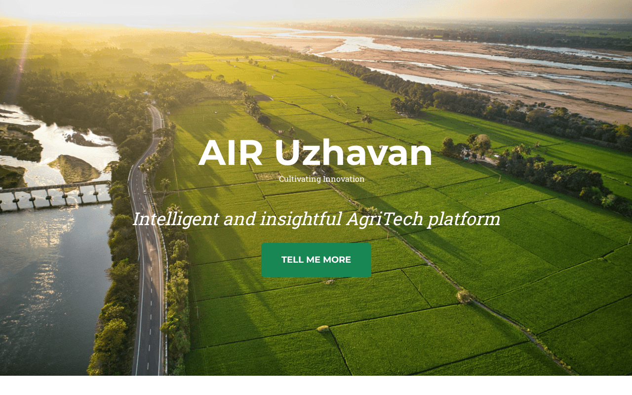 Screenshot of airuzhavan.ai
