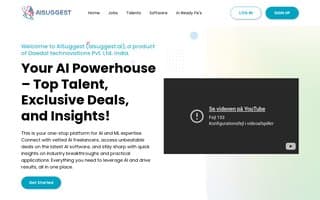 Screenshot of aisuggest.ai