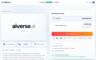 Screenshot of aiverse.ai