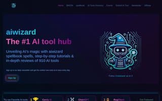Screenshot of aiwizard.ai