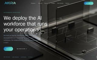 Screenshot of akiradata.ai