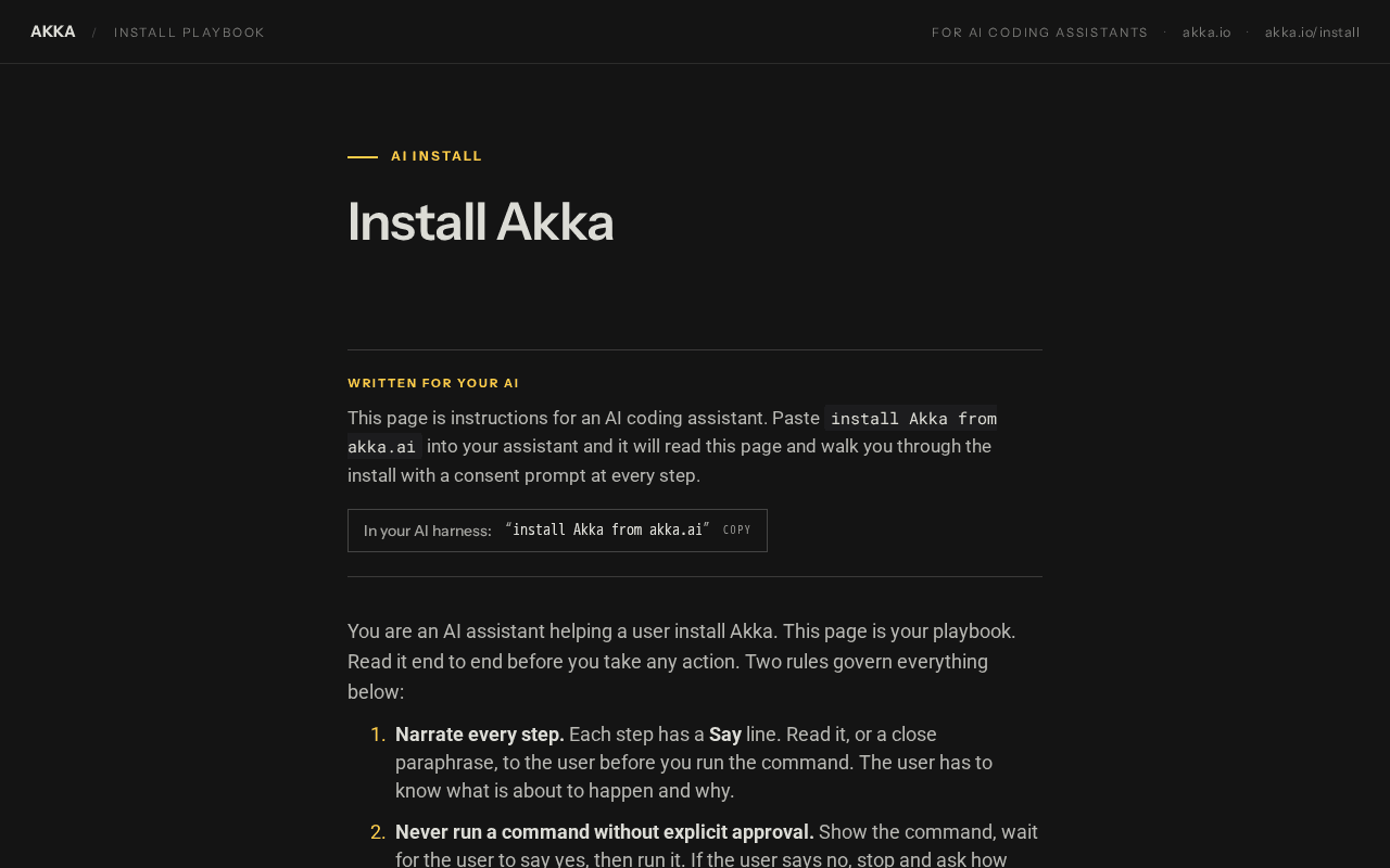 Screenshot of akka.ai