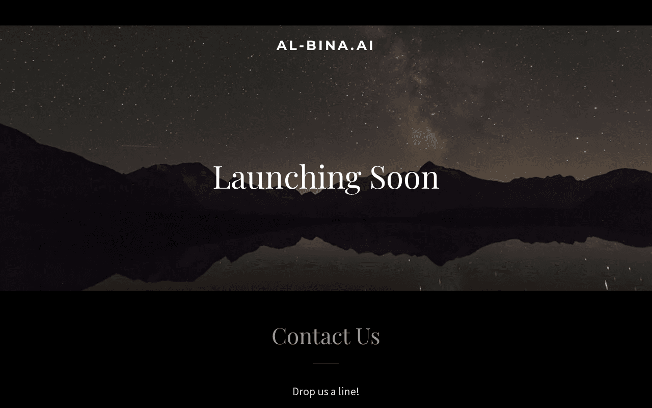 Screenshot of al-bina.ai