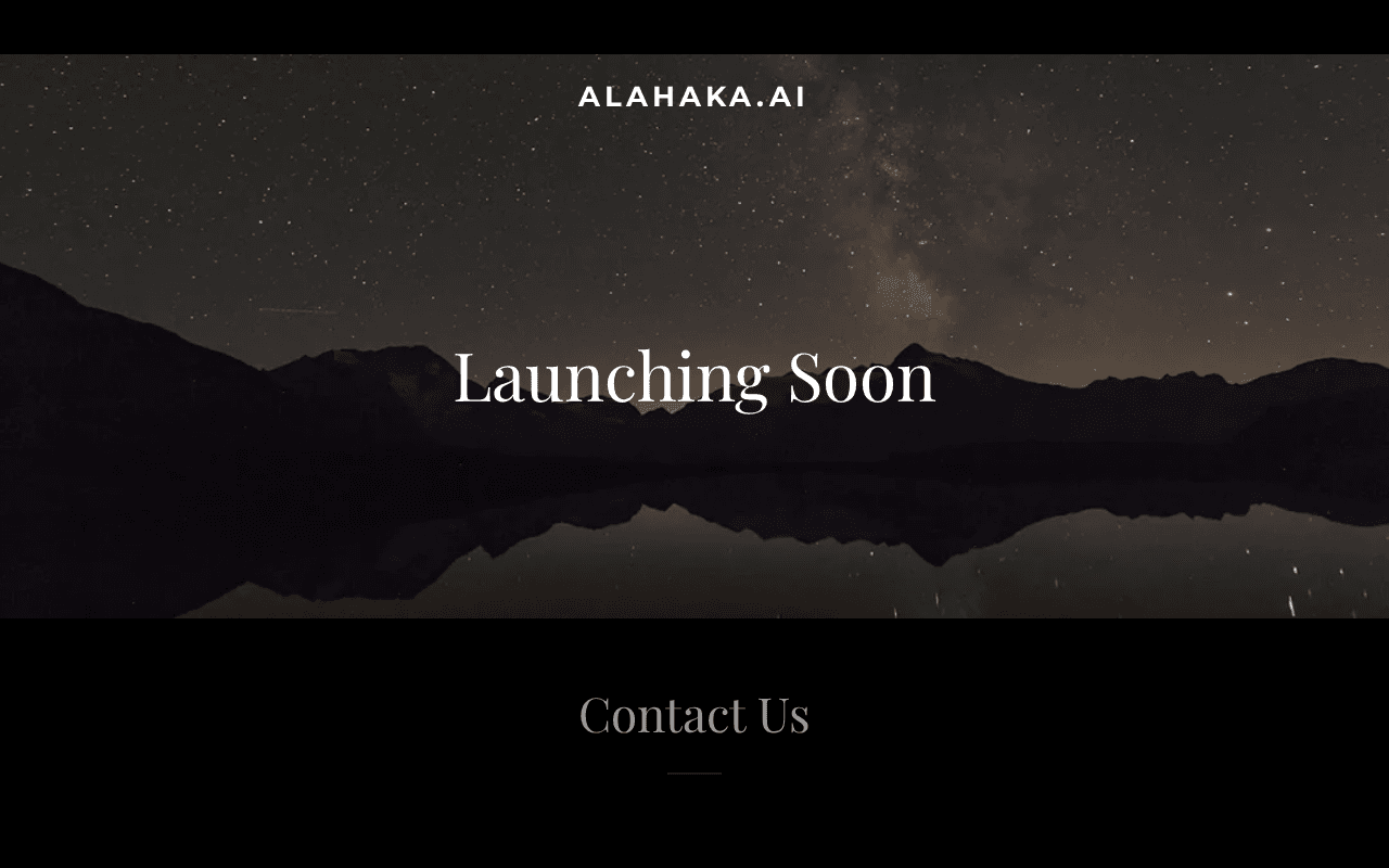 Screenshot of alahaka.ai