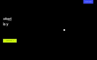 Screenshot of albert.ai