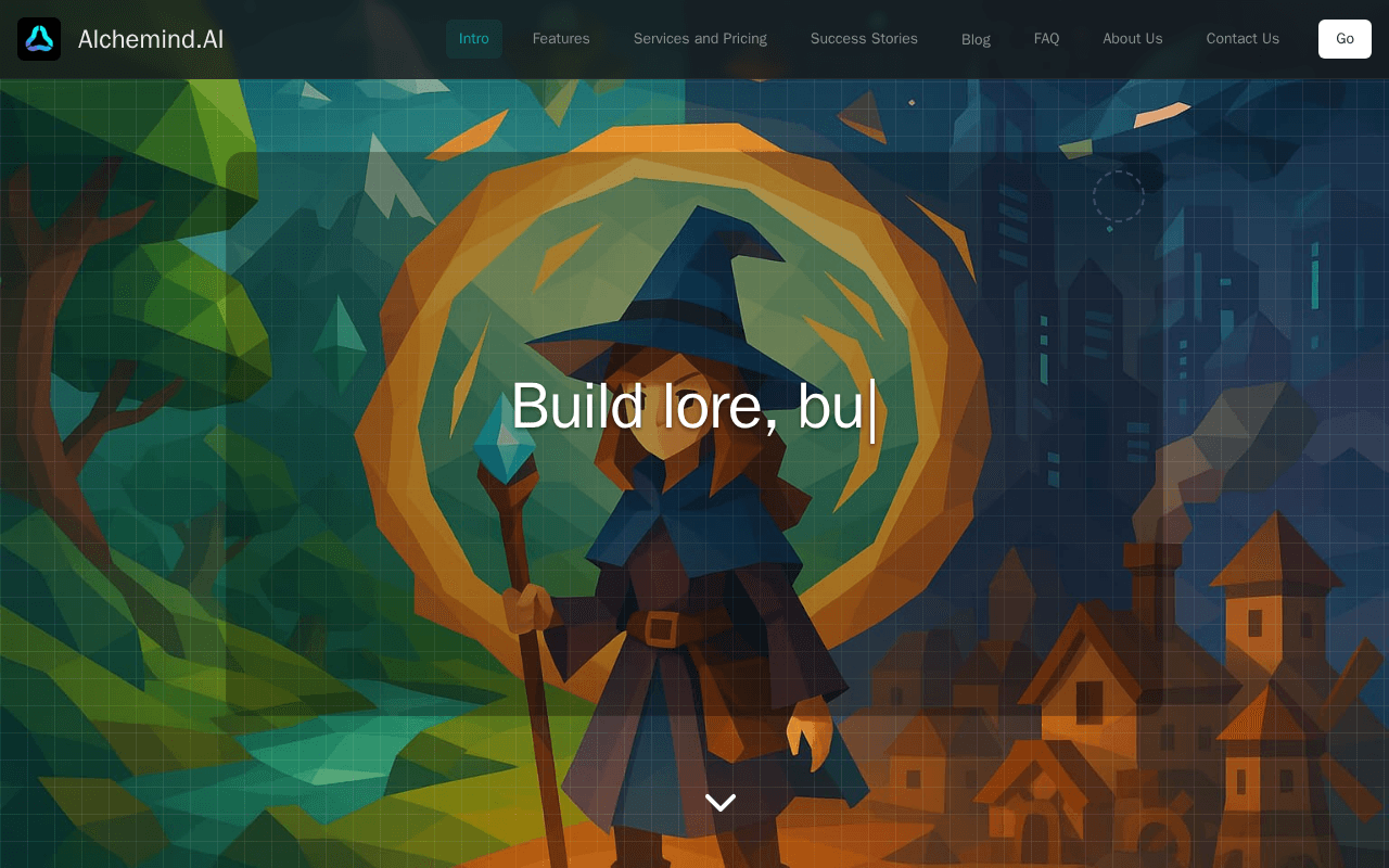 Screenshot of alchemind.ai