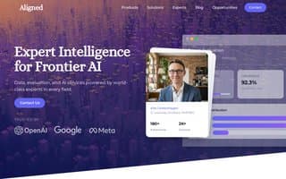 Screenshot of alignedhq.ai