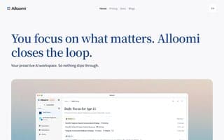 Screenshot of alloomi.ai