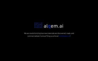 Screenshot of alqem.ai