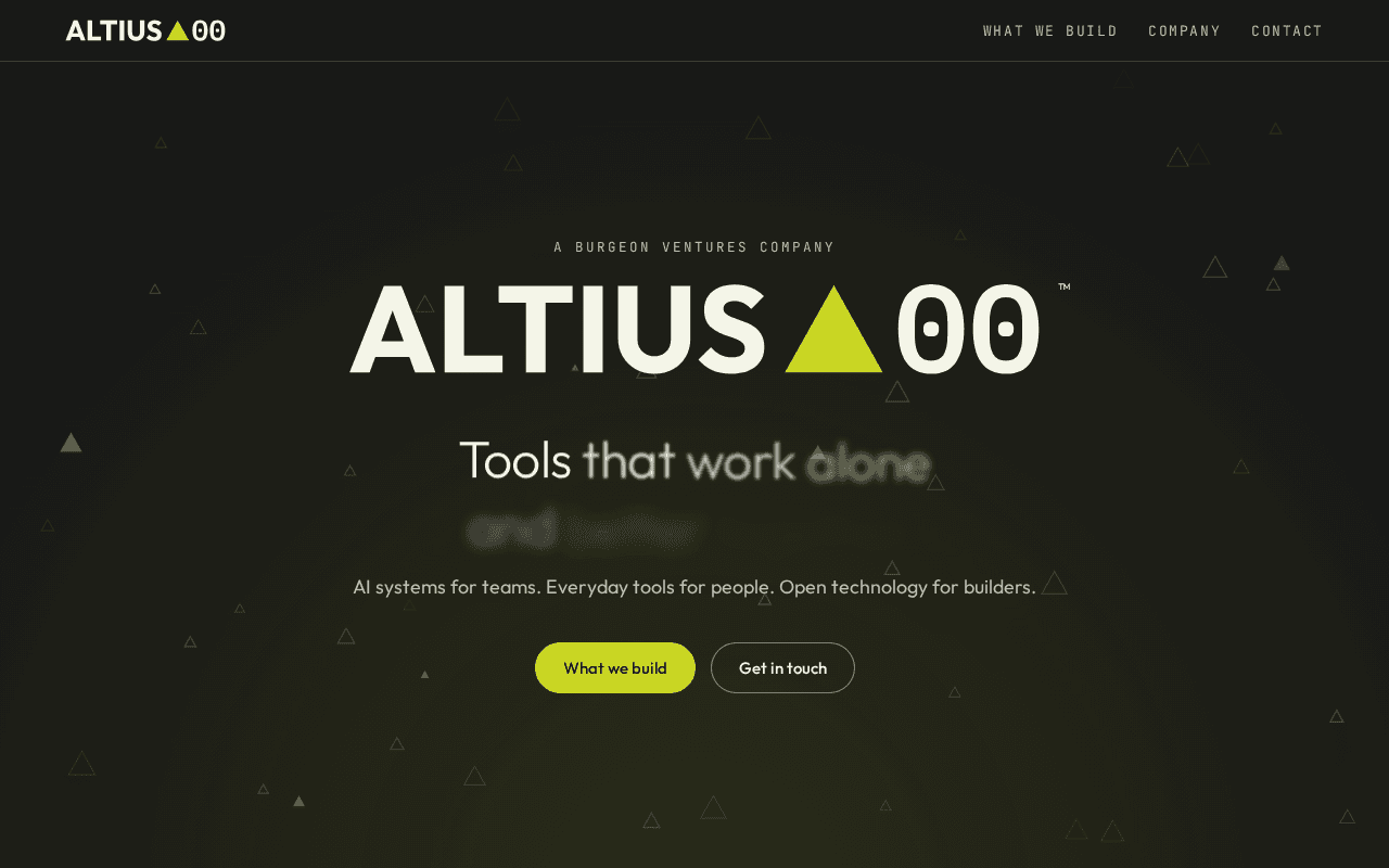 Screenshot of altius00.ai