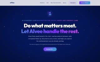 Screenshot of alvee.ai