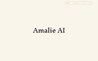 Screenshot of amalie.ai