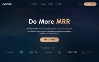 Screenshot of amiara.ai