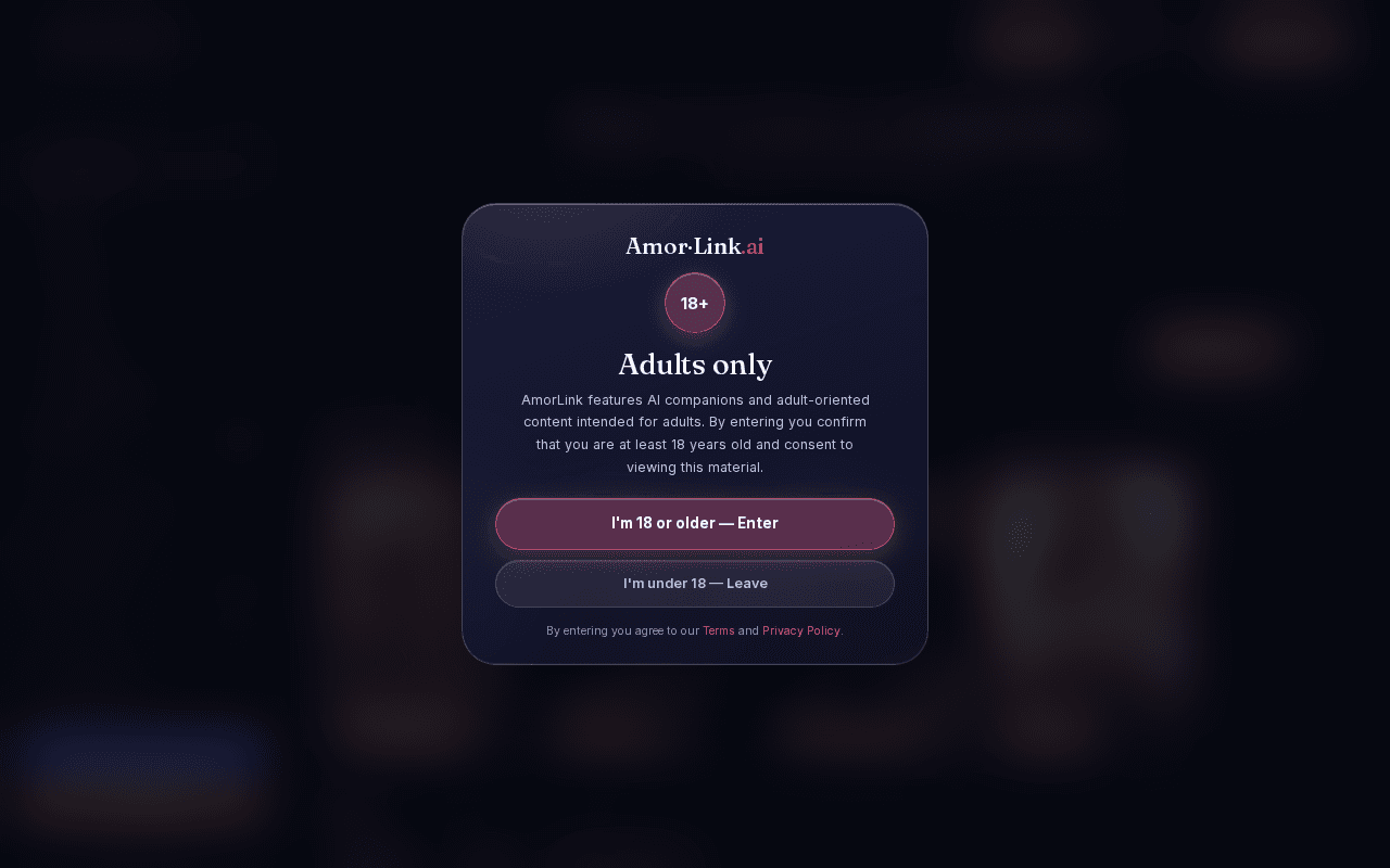 Screenshot of amorlink.ai