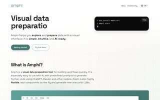 Screenshot of amphi.ai