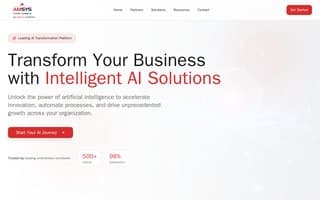 Screenshot of amsys.ai