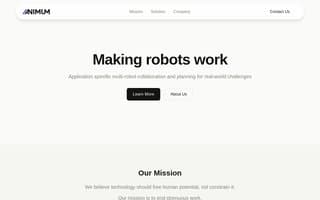 Screenshot of animum.ai