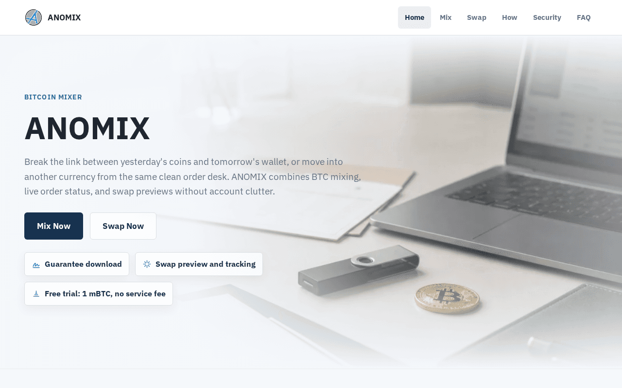 Screenshot of anomix.ai