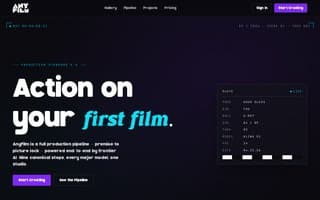 Screenshot of anyfilm.ai