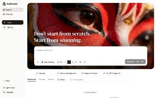 Screenshot of anypeople.ai
