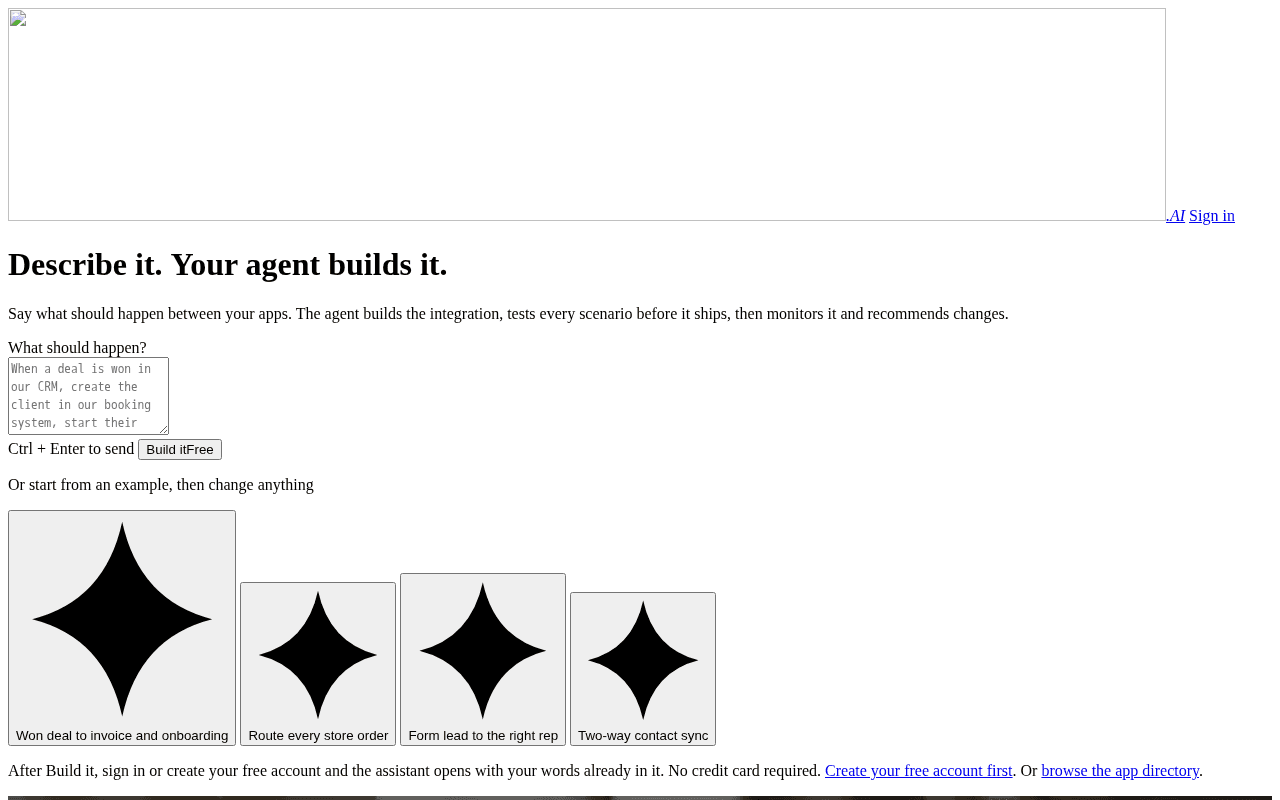 Screenshot of apiant.ai