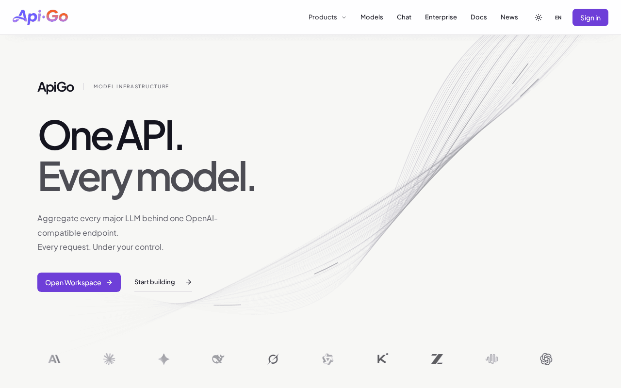 Screenshot of apigo.ai