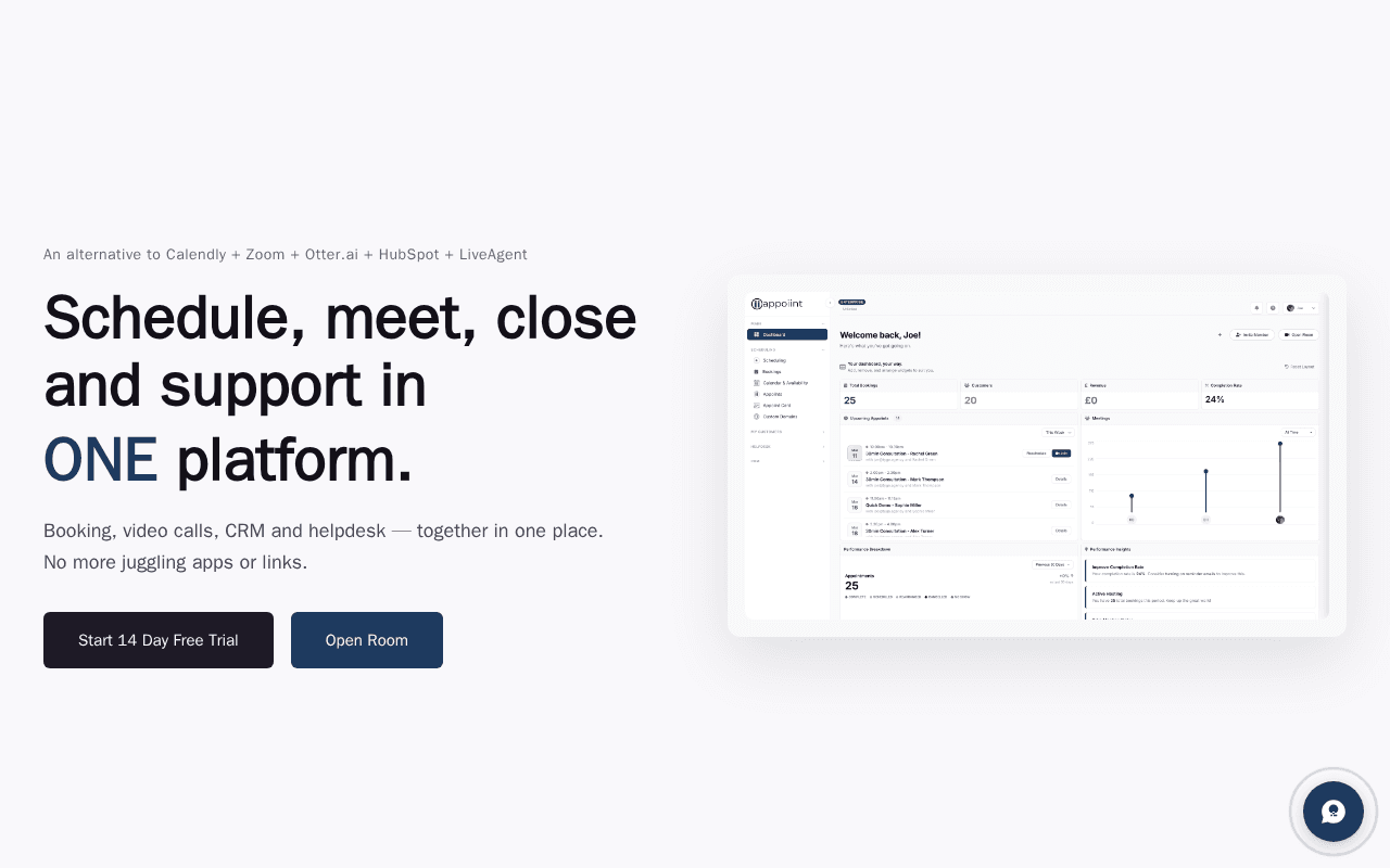 Screenshot of appoiint.ai